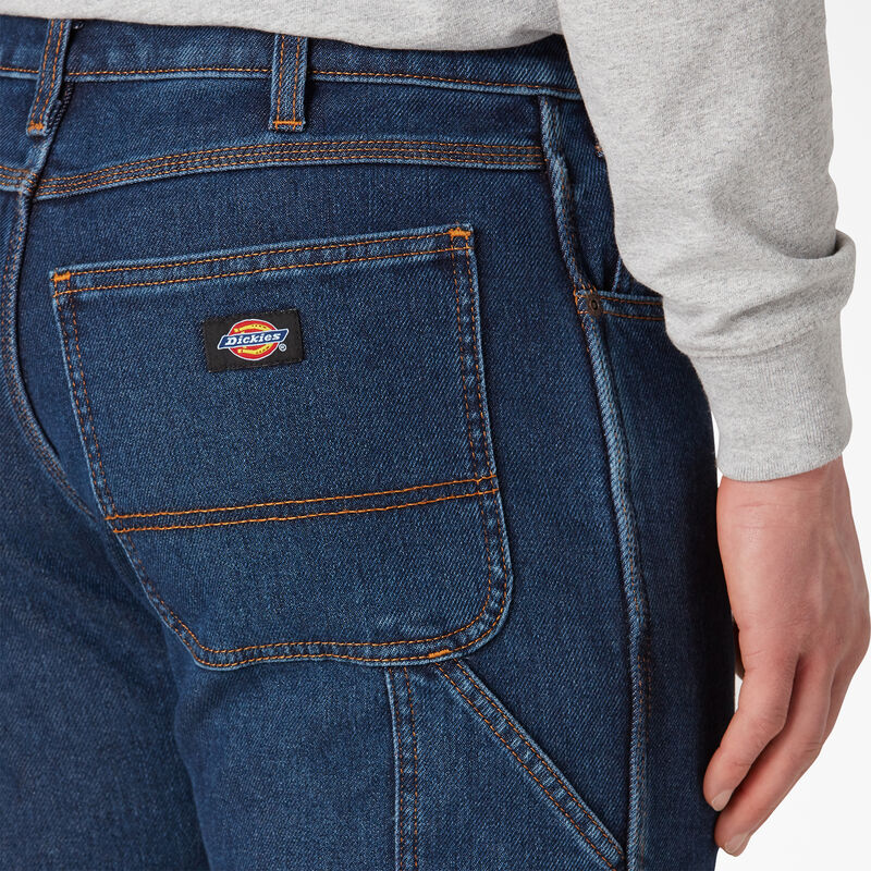 Dickies Lined Regular Fit Denim Carpenter Jeans Stonewashed Indigo ID-XIAEASRE