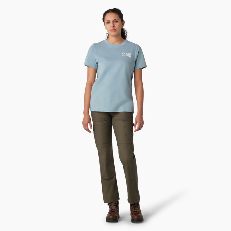 Dickies Heavyweight Workwear Graphic T-Shirt Dockside Blue ID-XaDQwZ9x