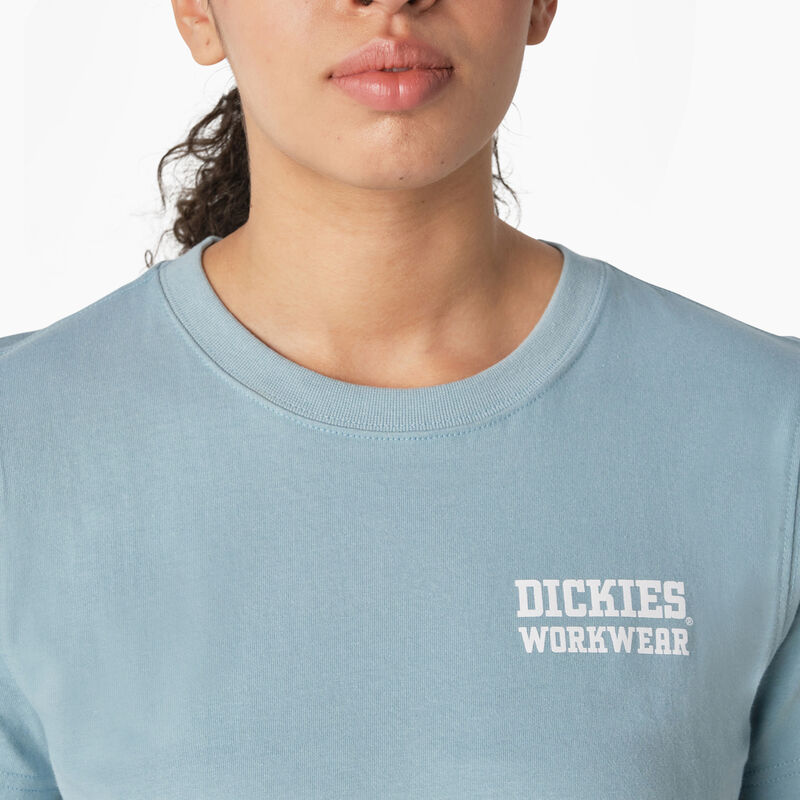Dickies Heavyweight Workwear Graphic T-Shirt Dockside Blue ID-XaDQwZ9x