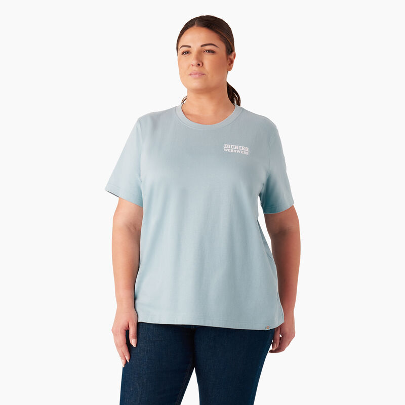 Dickies Plus Heavyweight Workwear Graphic T-Shirt Dockside Blue ID-XbfssEN9