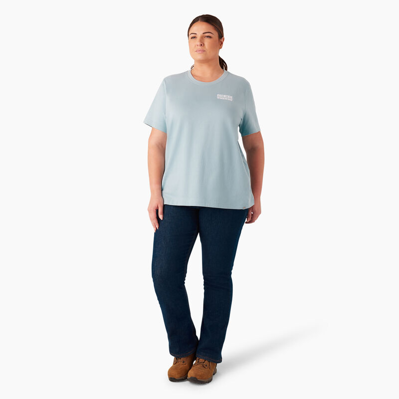 Dickies Plus Heavyweight Workwear Graphic T-Shirt Dockside Blue ID-XbfssEN9