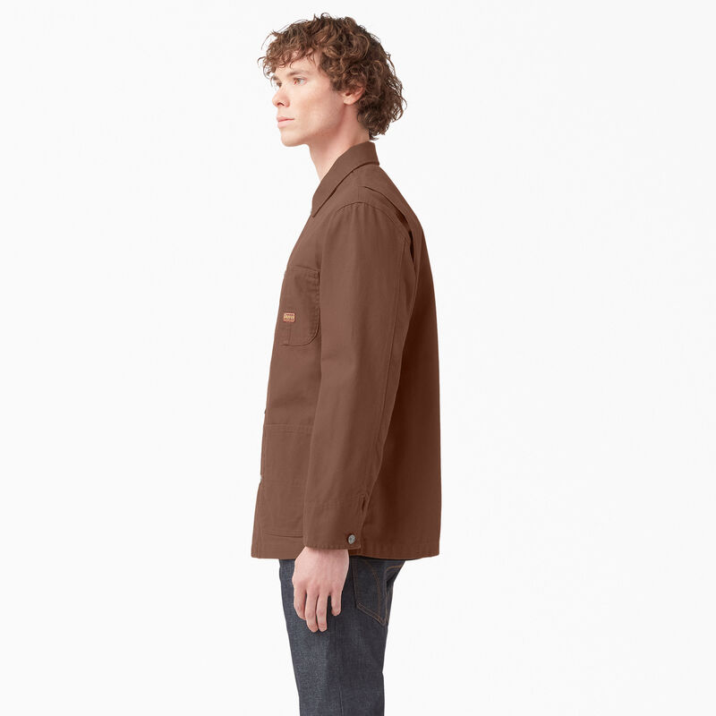 Dickies 1922 Duck Chore Coat Rinsed Timber Brown ID-XlTAoBFk