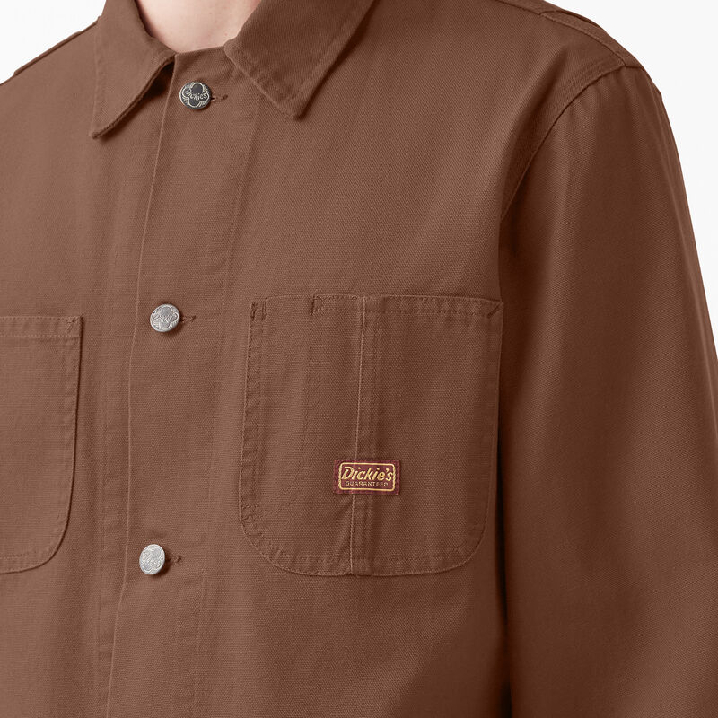 Dickies 1922 Duck Chore Coat Rinsed Timber Brown ID-XlTAoBFk