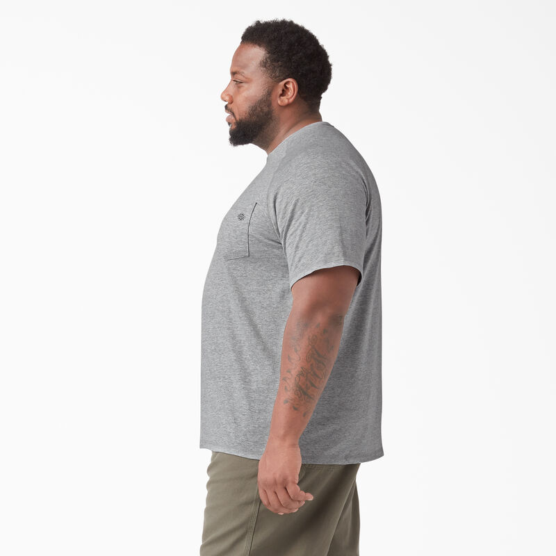 Dickies Cooling Short Sleeve Pocket T-Shirt Heather Gray ID-Xmm0sKH0