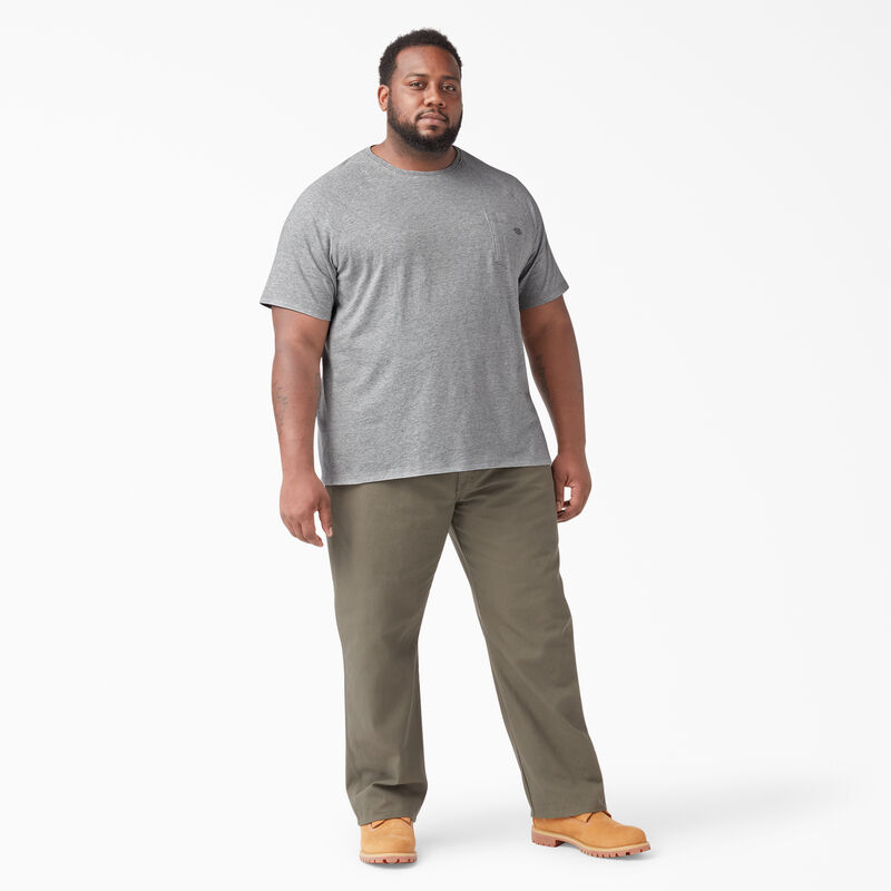 Dickies Cooling Short Sleeve Pocket T-Shirt Heather Gray ID-Xmm0sKH0
