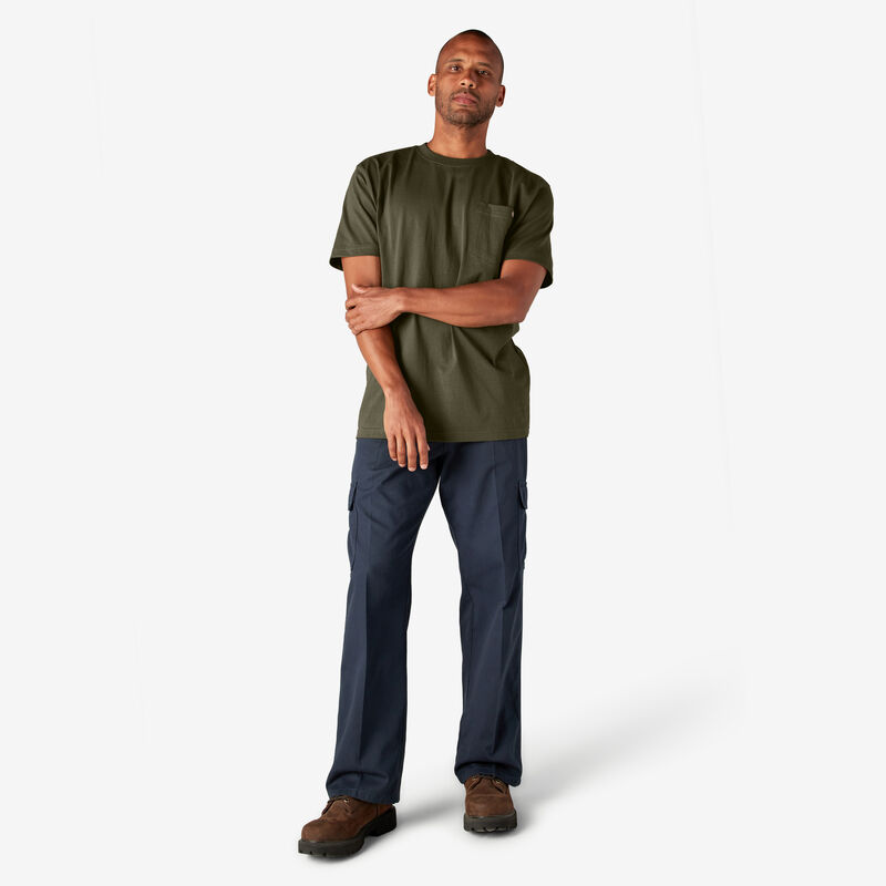 Dickies Heavyweight Short Sleeve Pocket T-Shirt Military Green ID-XzPkQQgA