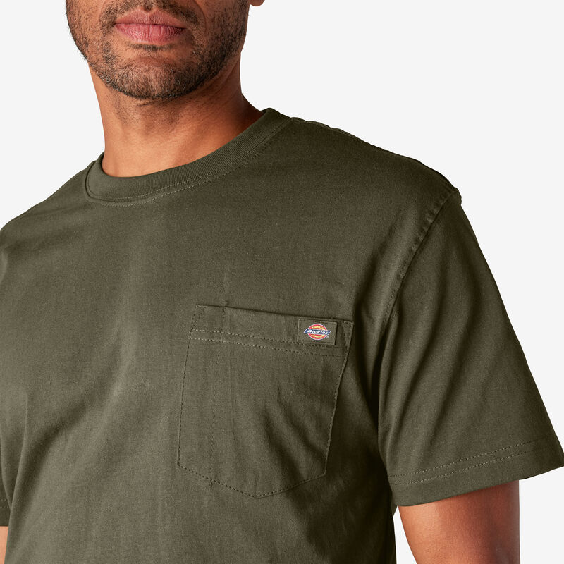 Dickies Heavyweight Short Sleeve Pocket T-Shirt Military Green ID-XzPkQQgA