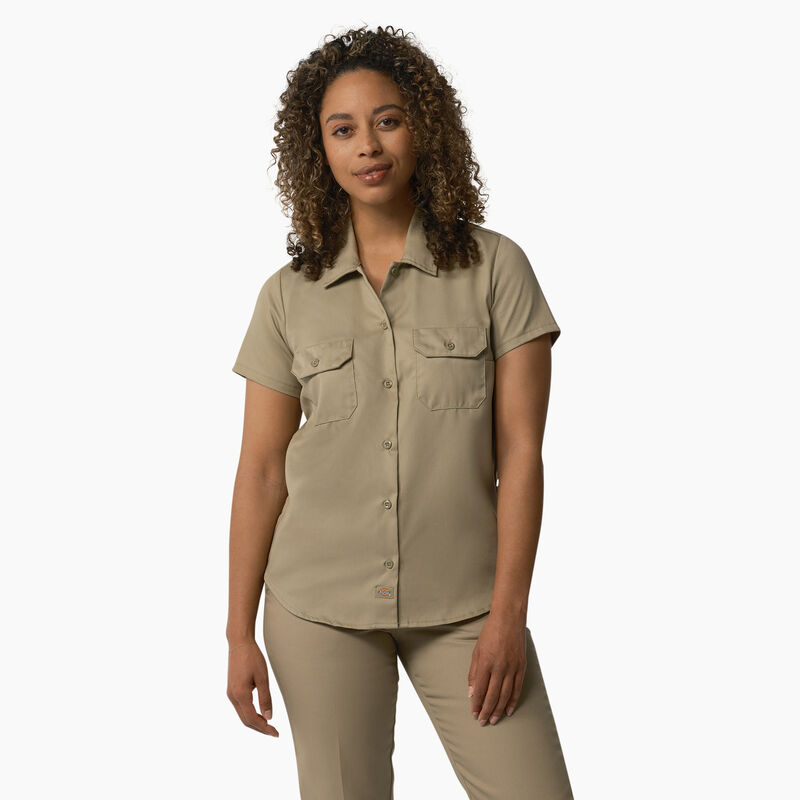 Dickies 574 Original Work Shirt Military Khaki ID-Y0fkjRUP