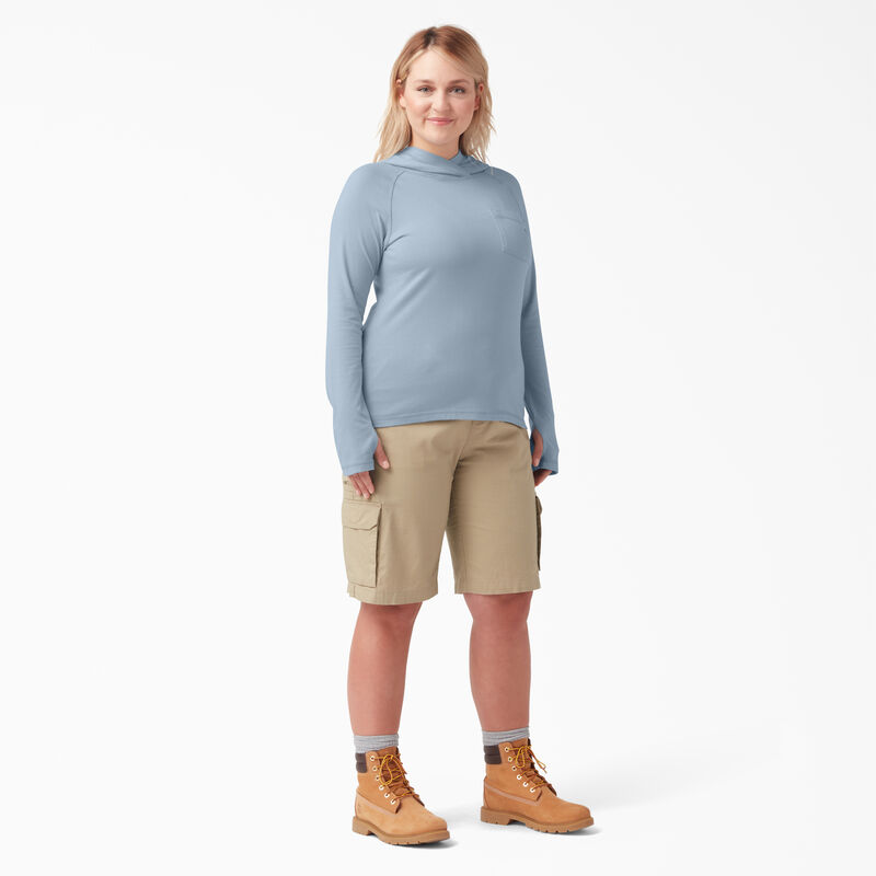 Dickies Plus Cooling Performance Sun Shirt Fog Blue ID-Y9ab2ai4