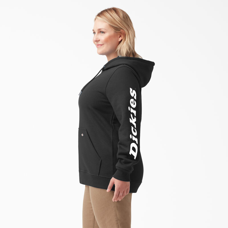 Dickies Plus Heavyweight Logo Sleeve Pullover Black ID-YjiJtsb3