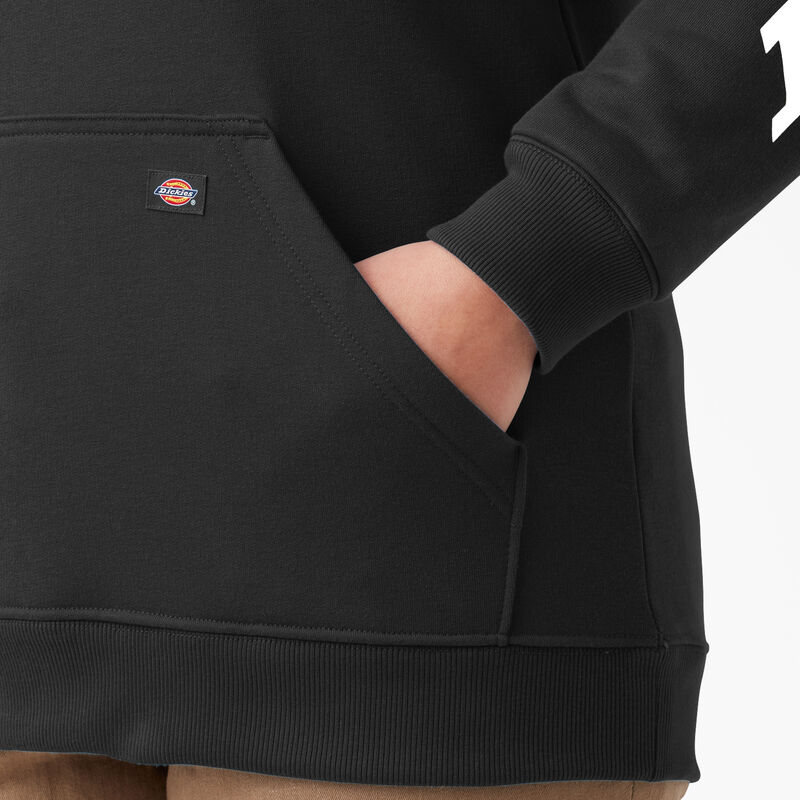 Dickies Plus Heavyweight Logo Sleeve Pullover Black ID-YjiJtsb3