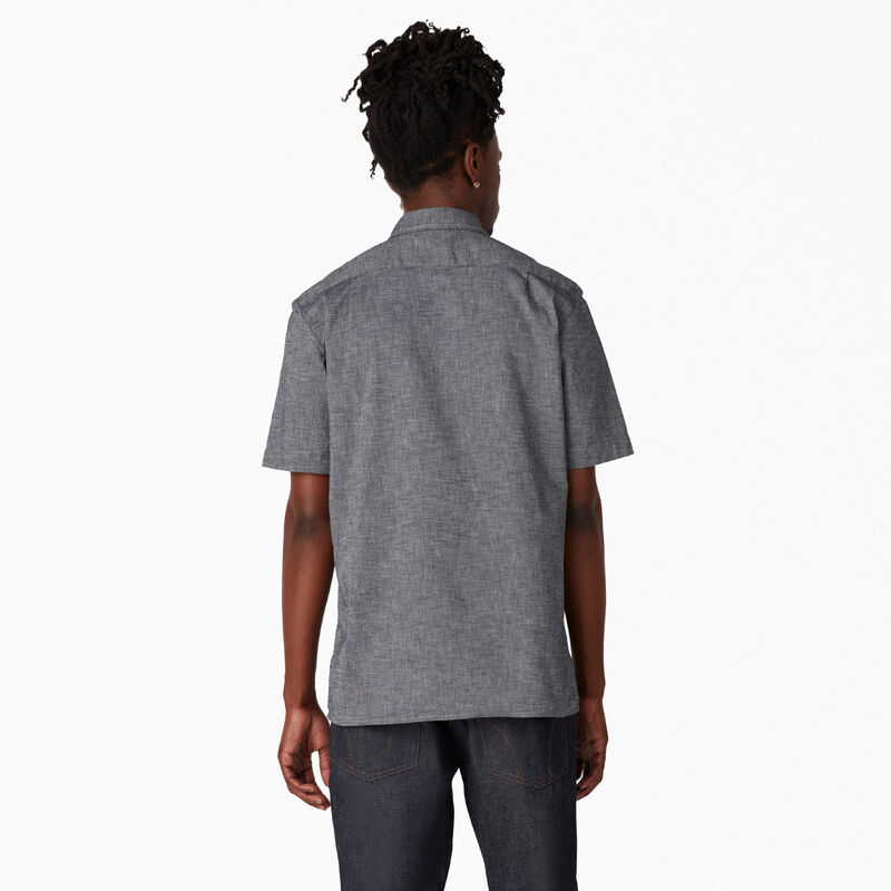 Dickies 1922 Short Sleeve Shirt Rinsed Black ID-YsBebTPQ