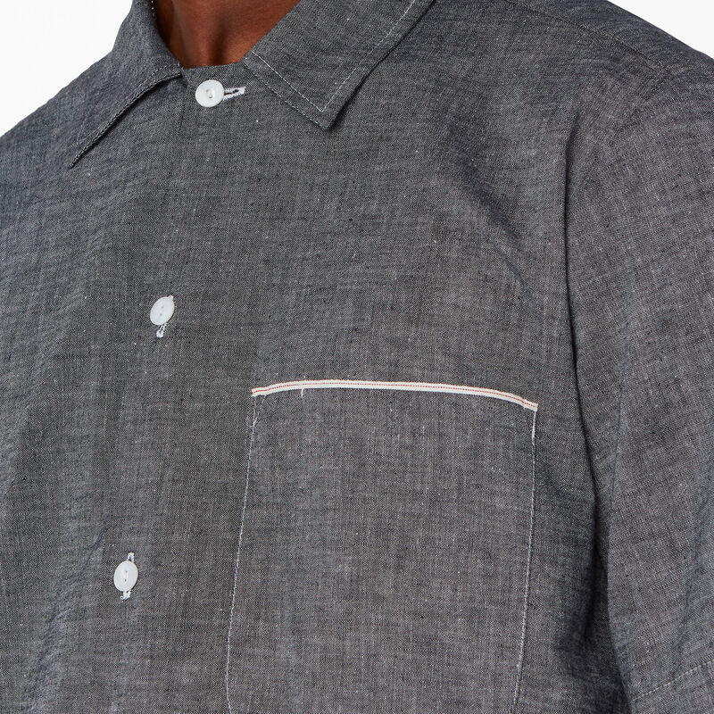 Dickies 1922 Short Sleeve Shirt Rinsed Black ID-YsBebTPQ