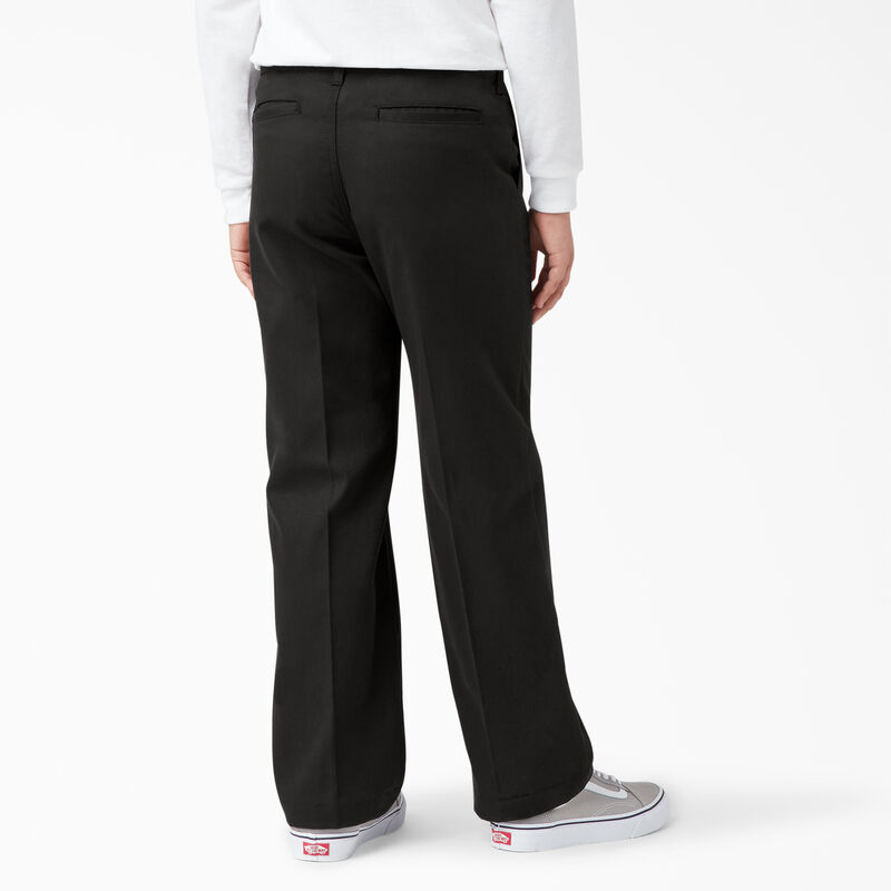 Dickies Boys' Classic Fit Pants, 8-20 Black ID-YxuFf0G5