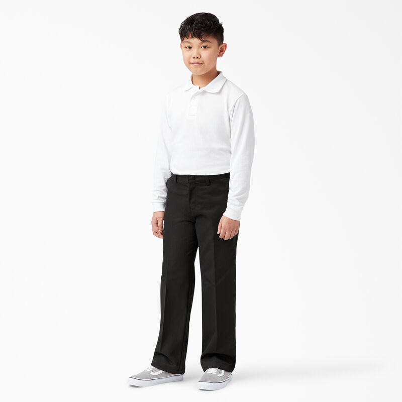 Dickies Boys' Classic Fit Pants, 8-20 Black ID-YxuFf0G5