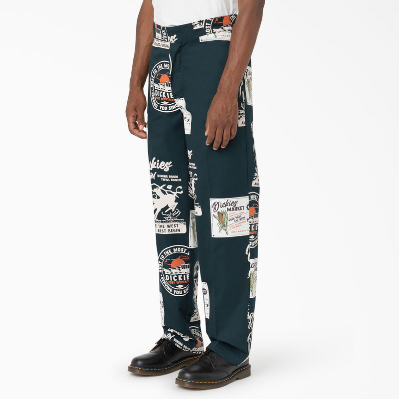 Dickies Greensburg Relaxed Fit Pants Dark Vintage Print ID-ZFiRfSmT