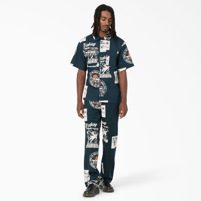 Dickies Greensburg Relaxed Fit Pants Dark Vintage Print ID-ZFiRfSmT