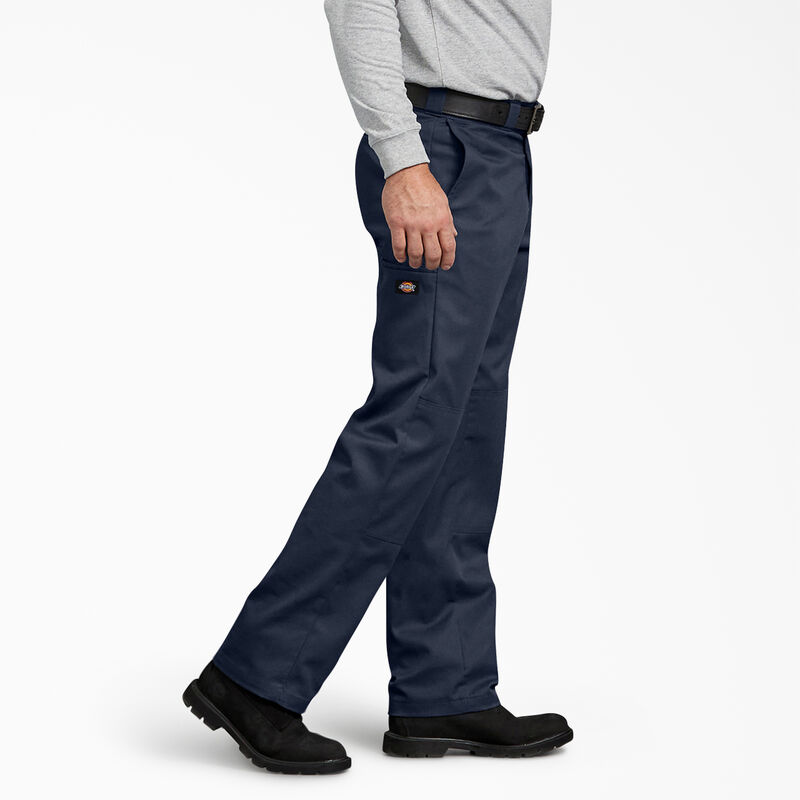 Dickies FLEX Regular Fit Double Knee Work Pants Dark Navy ID-ZLoZU6GO