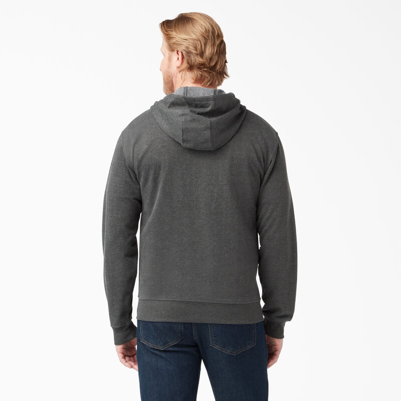 Dickies Midweight Fleece Zip Hoodie Dark Heather Gray ID-ZUDnDuAT