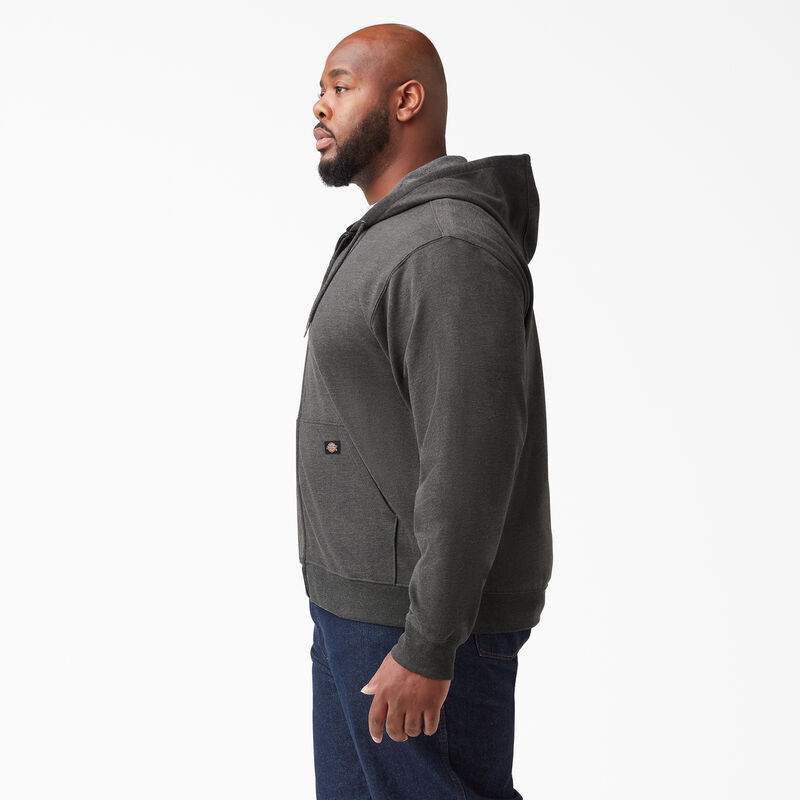 Dickies Midweight Fleece Zip Hoodie Dark Heather Gray ID-ZUDnDuAT