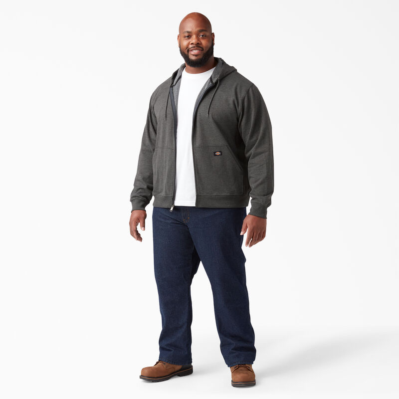 Dickies Midweight Fleece Zip Hoodie Dark Heather Gray ID-ZUDnDuAT
