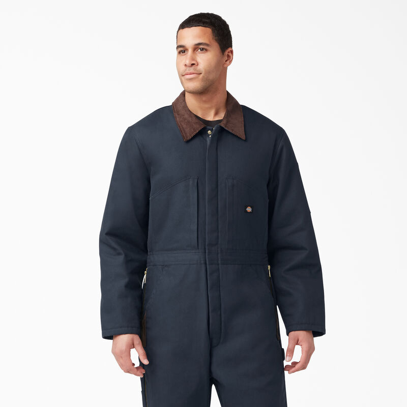 Dickies Duck Insulated Coveralls Dark Navy ID-ZhStx5iT