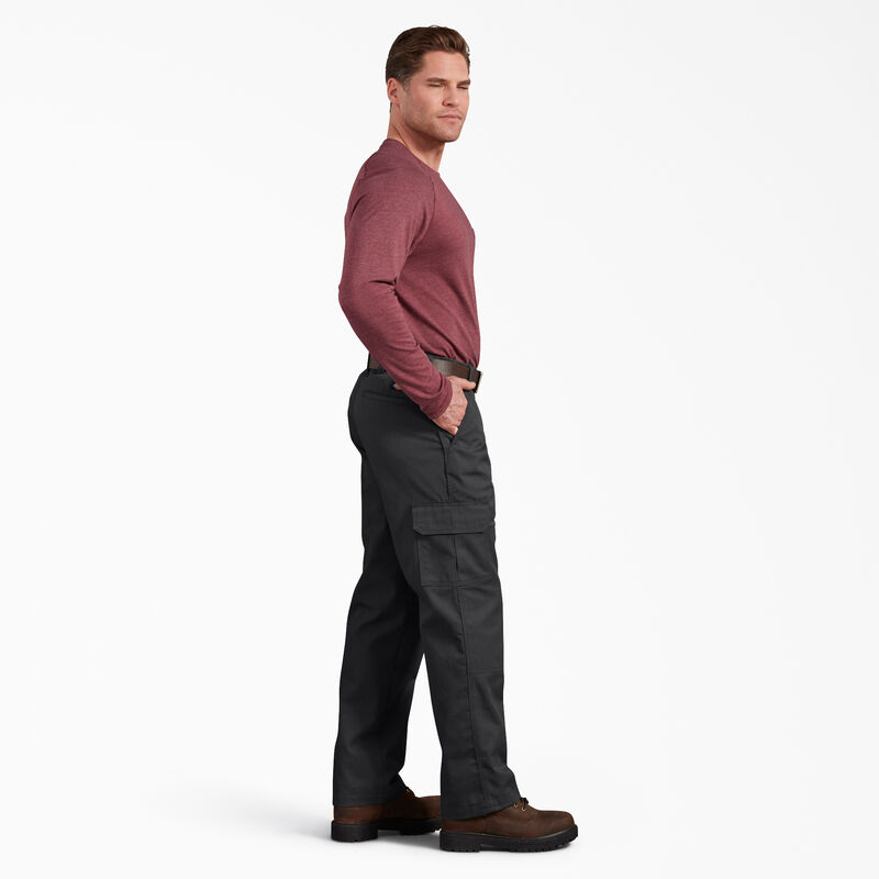 Dickies Active Waist Regular Fit Cargo Pants Black ID-ZnMDotmH