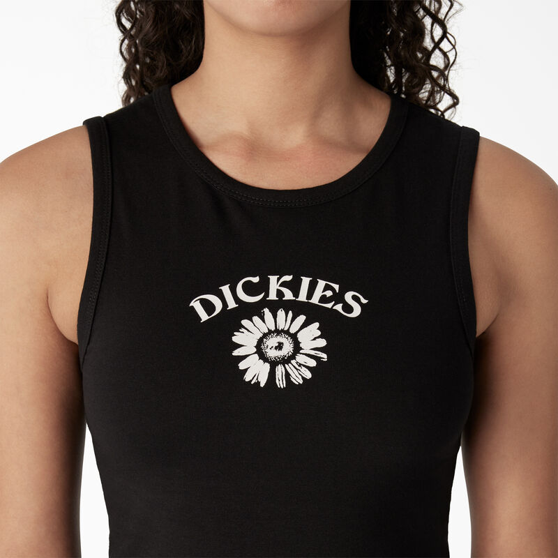 Dickies Graphic Cropped Tank Top Black ID-ZnN2raU7