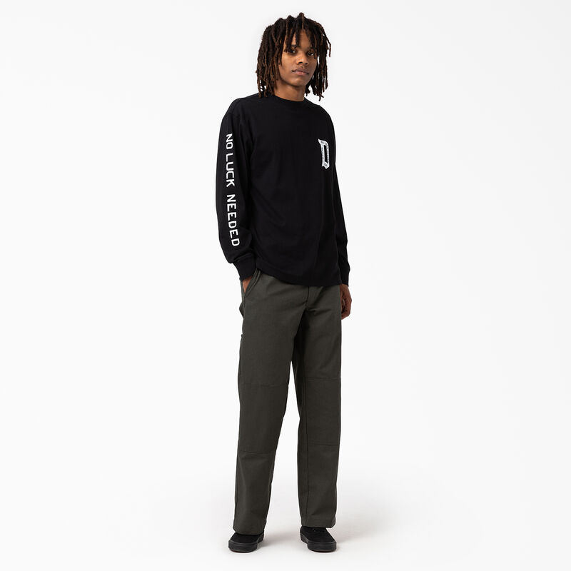 Dickies Union Springs Long Sleeve T-Shirt Black ID-ZosMazJm