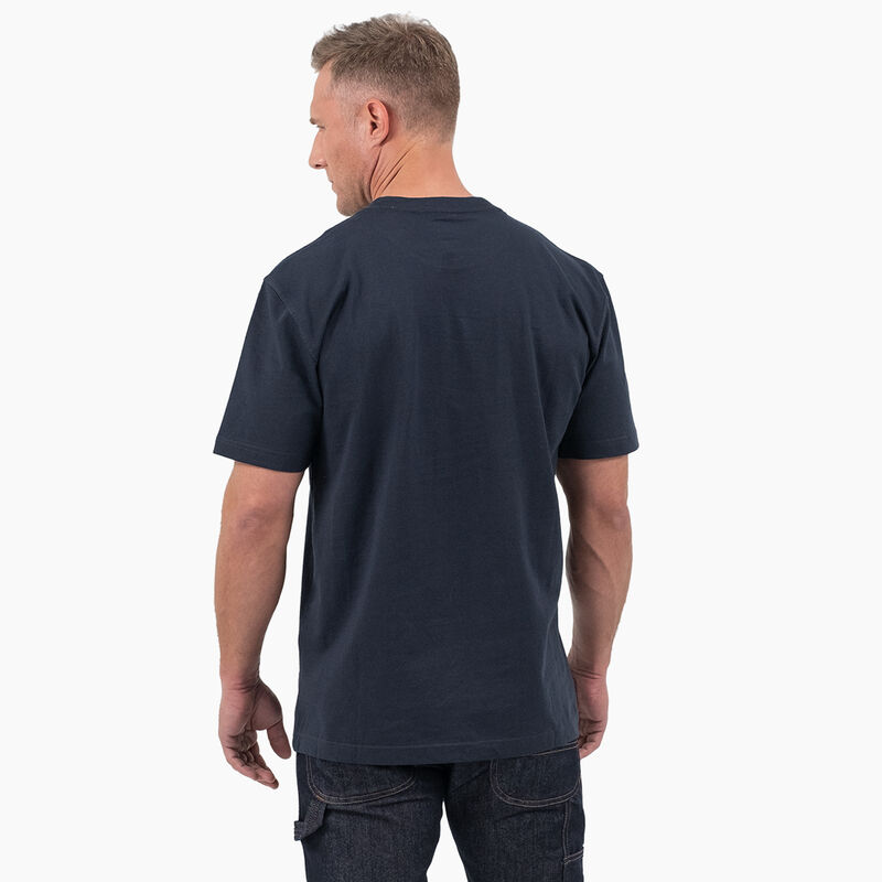 Dickies Short Sleeve Tri-Color Logo Graphic T-Shirt Dark Navy ID-ZqTY7Usq