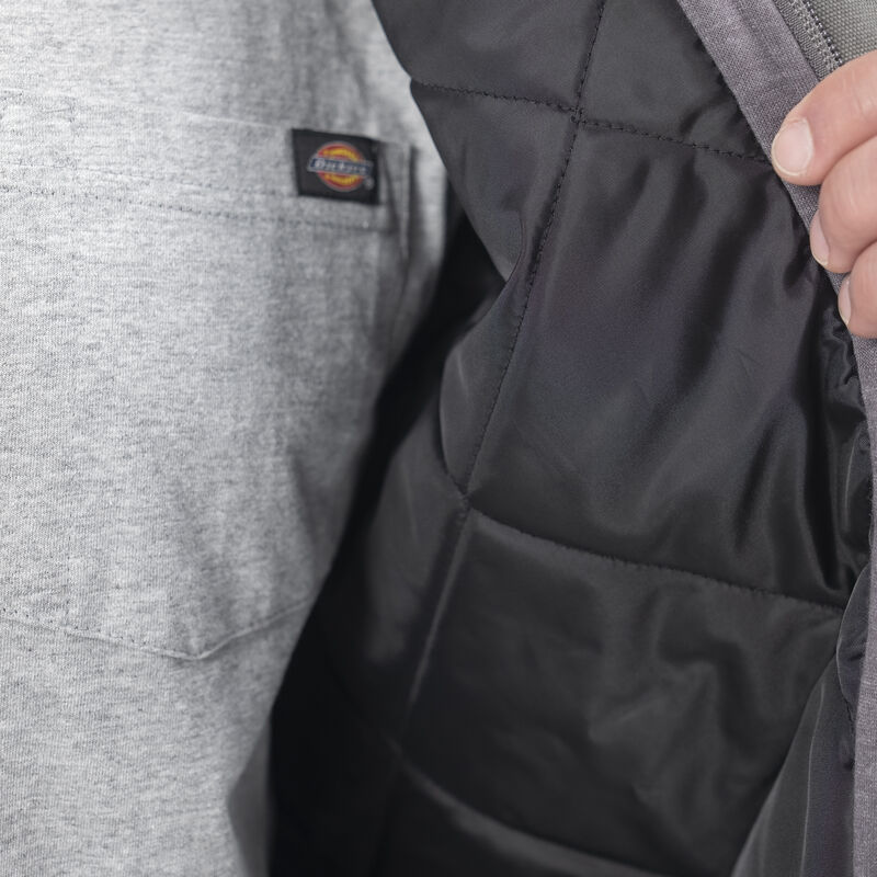 Dickies Water Repellent Duck Hooded Shirt Jacket Slate Gray ID-ZwEgMdiA
