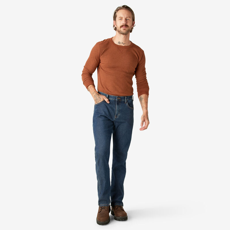 Dickies FLEX Lined Regular Fit 5-Pocket Jeans Stonewashed Indigo ID-ZymqfO5u