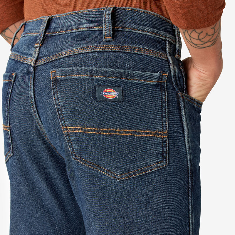 Dickies FLEX Lined Regular Fit 5-Pocket Jeans Stonewashed Indigo ID-ZymqfO5u