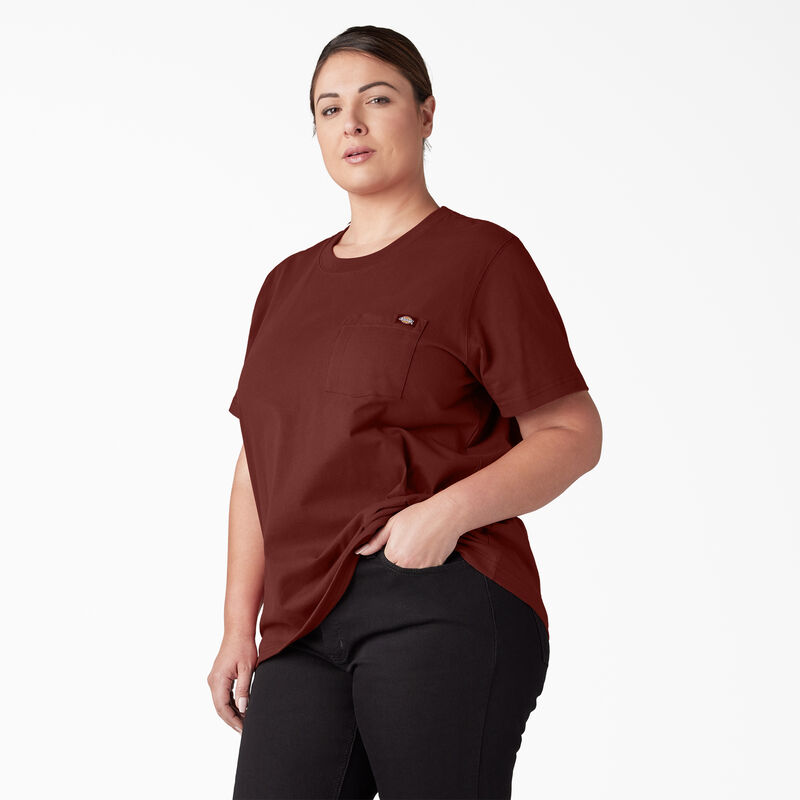 Dickies Plus Heavyweight Short Sleeve Pocket T-Shirt Fired Brick ID-a8EZ0k6i
