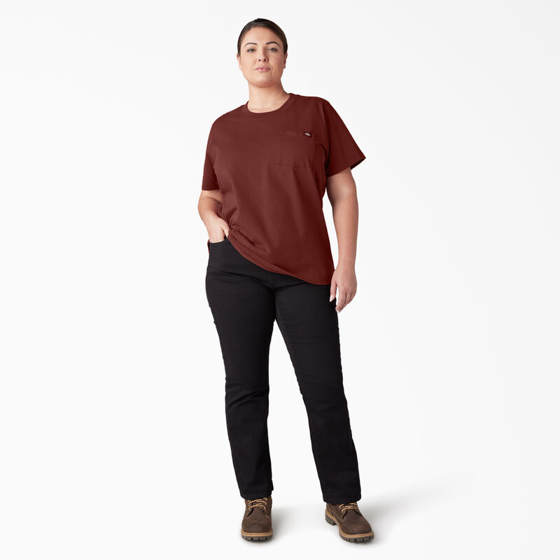 Dickies Plus Heavyweight Short Sleeve Pocket T-Shirt Fired Brick ID-a8EZ0k6i