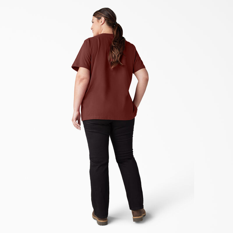 Dickies Plus Heavyweight Short Sleeve Pocket T-Shirt Fired Brick ID-a8EZ0k6i