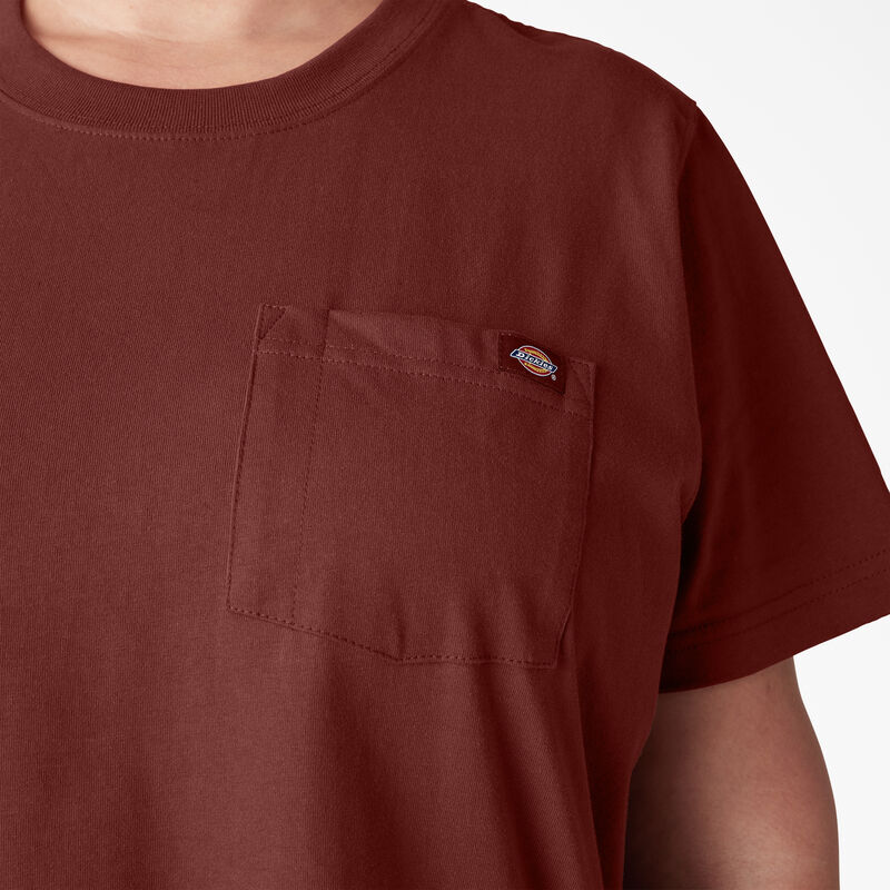 Dickies Plus Heavyweight Short Sleeve Pocket T-Shirt Fired Brick ID-a8EZ0k6i