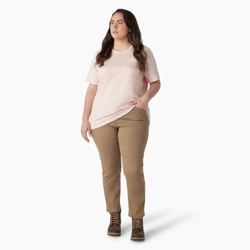 Dickies Plus Heavyweight Workwear Graphic T-Shirt Lotus Pink ID-a8iX8Hka