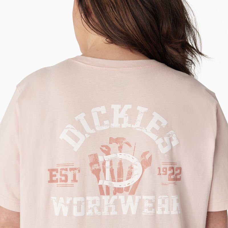 Dickies Plus Heavyweight Workwear Graphic T-Shirt Lotus Pink ID-a8iX8Hka