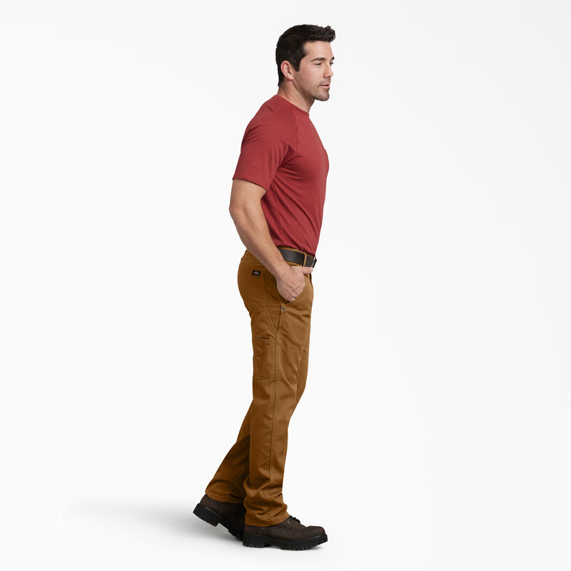 Dickies FLEX Regular Fit Duck Carpenter Pants Stonewashed Brown Duck ID-aFoDtrZ4