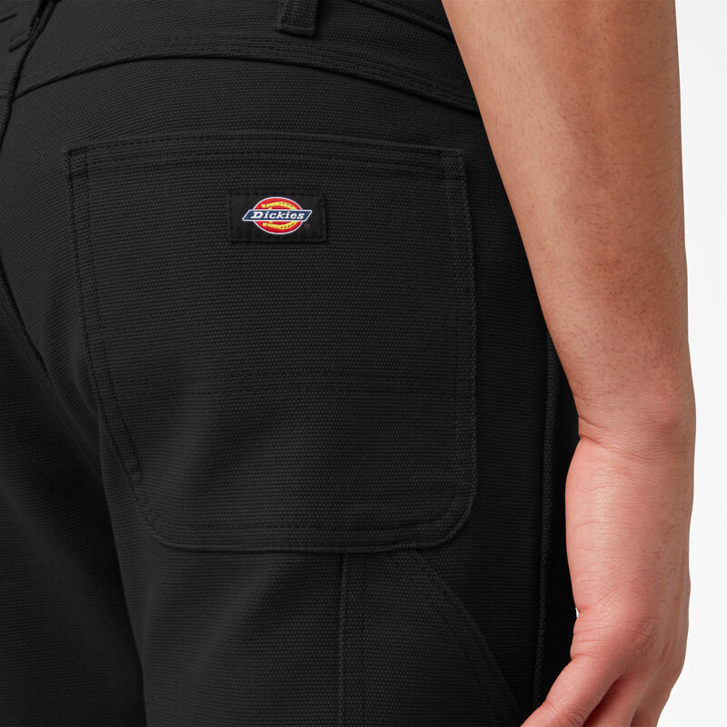 Dickies FLEX Lined Regular Fit Duck Carpenter Pants Rinsed Black ID-aRvcP8No