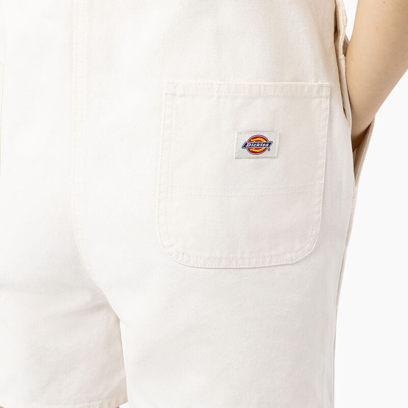 Dickies Relaxed Fit Duck Bib Shortalls Stonewashed Cloud ID-aVx4pR8G