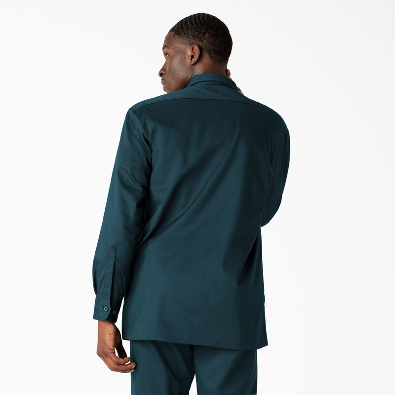 Dickies Long Sleeve Work Shirt Reflecting Pond ID-aWlSXbm7