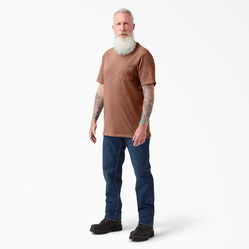 Dickies Cooling Short Sleeve Pocket T-Shirt Cork Single Dye Heather ID-aWu41vVT