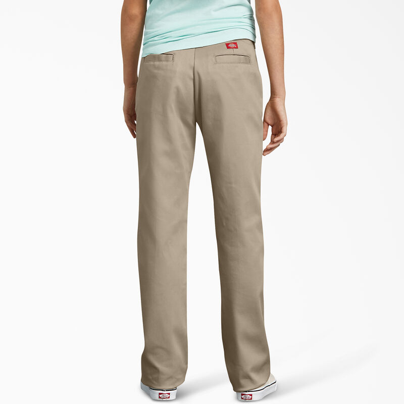 Dickies Girls' Slim Fit Pants, 4-20 Desert Sand ID-arYWKOQi