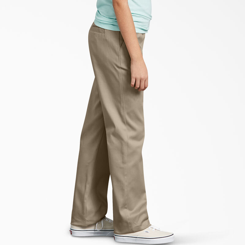 Dickies Girls' Slim Fit Pants, 4-20 Desert Sand ID-arYWKOQi