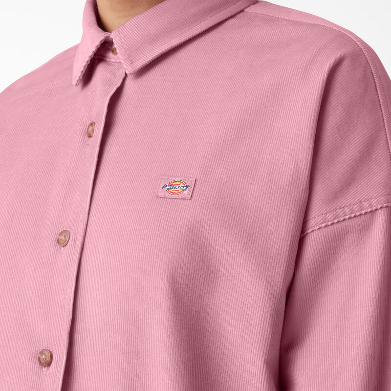 Dickies Halleyville Oversized Corduroy Shirt Foxglove ID-auJtvRLh
