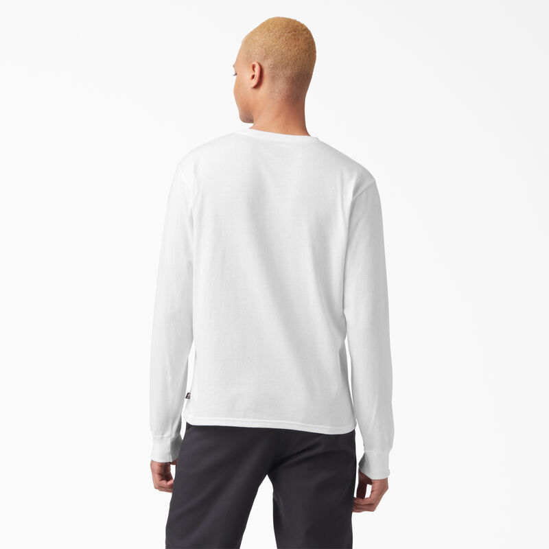 Dickies Skateboarding Logo Graphic Long Sleeve T-Shirt White ID-az8TZ0cw