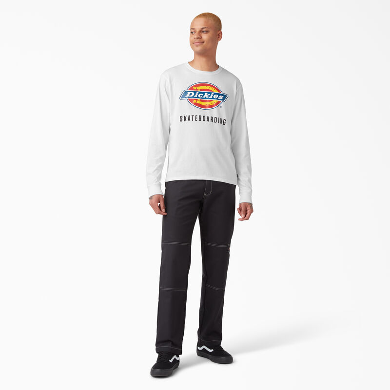Dickies Skateboarding Logo Graphic Long Sleeve T-Shirt White ID-az8TZ0cw