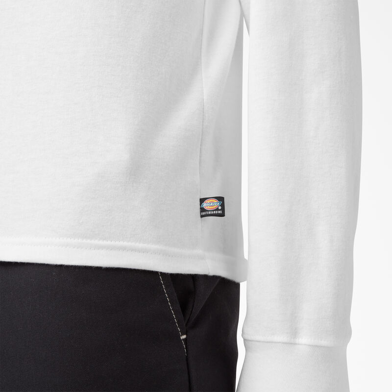 Dickies Skateboarding Logo Graphic Long Sleeve T-Shirt White ID-az8TZ0cw
